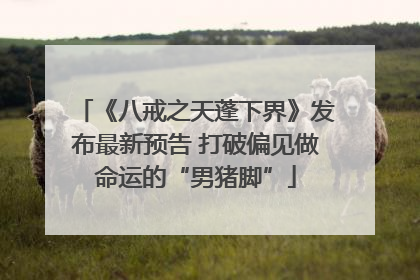 《八戒之天蓬下界》发布最新预告 打破偏见做命运的“男猪脚”
