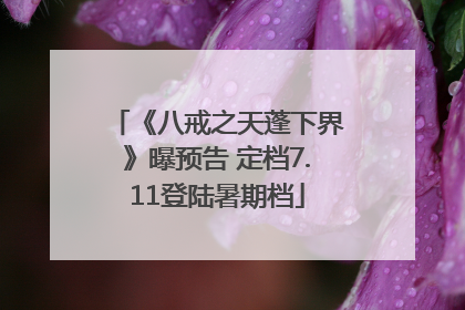 《八戒之天蓬下界》曝预告 定档7.11登陆暑期档