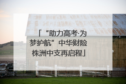 “助力高考·为梦护航”中华财险株洲中支再启程