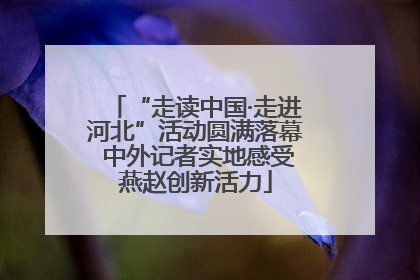 “走读中国·走进河北”活动圆满落幕 中外记者实地感受燕赵创新活力