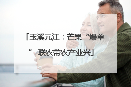 玉溪元江：芒果“爆单” 联农带农产业兴
