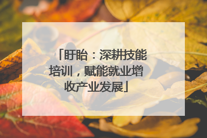 盱眙：深耕技能培训，赋能就业增收产业发展