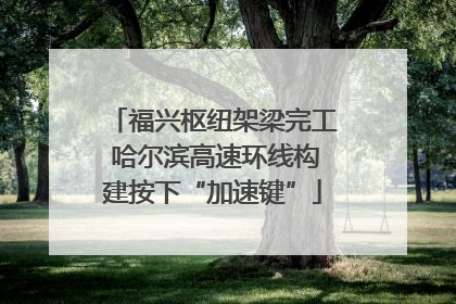 福兴枢纽架梁完工 哈尔滨高速环线构建按下“加速键”