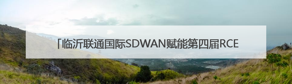 临沂联通国际SDWAN赋能第四届RCEP区域进口博览会 融媒跨境直播畅行无阻