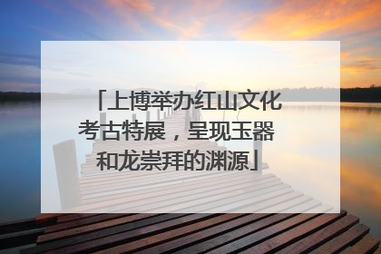 上博举办红山文化考古特展，呈现玉器和龙崇拜的渊源