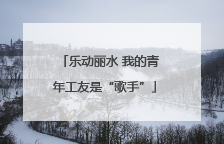 乐动丽水 我的青年工友是“歌手”