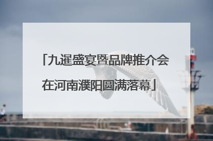 九暹盛宴暨品牌推介会在河南濮阳圆满落幕
