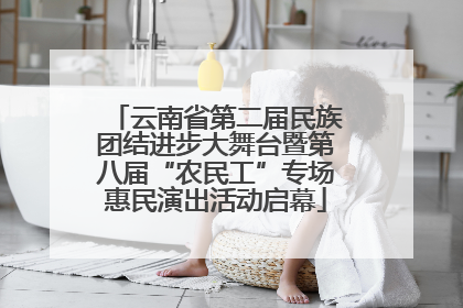 云南省第二届民族团结进步大舞台暨第八届“农民工”专场惠民演出活动启幕