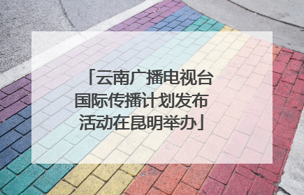 云南广播电视台国际传播计划发布活动在昆明举办