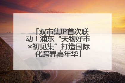 双市集IP首次联动！浦东“天物好市×初见集”打造国际化跨界嘉年华