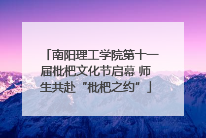 南阳理工学院第十一届枇杷文化节启幕 师生共赴“枇杷之约”