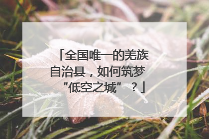 全国唯一的羌族自治县，如何筑梦“低空之城”？