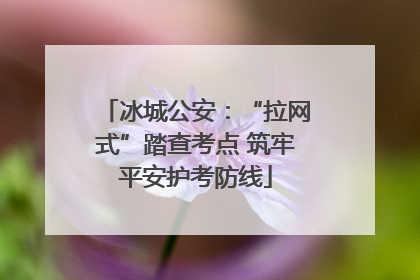 冰城公安：“拉网式”踏查考点 筑牢平安护考防线