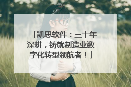 凯思软件：三十年深耕，铸就制造业数字化转型领航者！