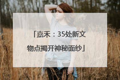 嘉禾：35处新文物点揭开神秘面纱