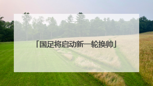 国足将启动新一轮换帅