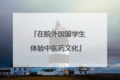 在皖外国留学生体验中医药文化