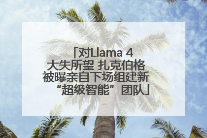 对Llama 4大失所望 扎克伯格被曝亲自下场组建新“超级智能”团队