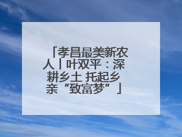 孝昌最美新农人丨叶双平：深耕乡土 托起乡亲“致富梦”