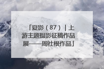 夏影（87）｜上游主题摄影征稿作品展——周社根作品