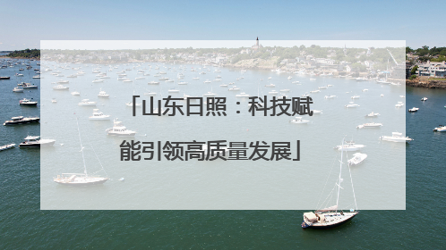 山东日照：科技赋能引领高质量发展