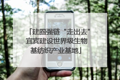 建圈强链“走出去” 宜宾建设世界级生物基纺织产业基地