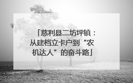 慈利县二坊坪镇：从建档立卡户到“农机达人”的奋斗路