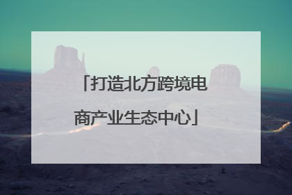 打造北方跨境电商产业生态中心