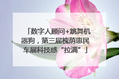 数字人顾问+跳舞机器狗，第三届槐荫惠民车展科技感“拉满”