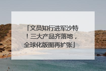 文员知行进军沙特！三大产品齐落地，全球化版图再扩张