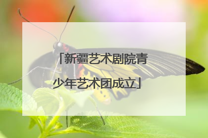 新疆艺术剧院青少年艺术团成立