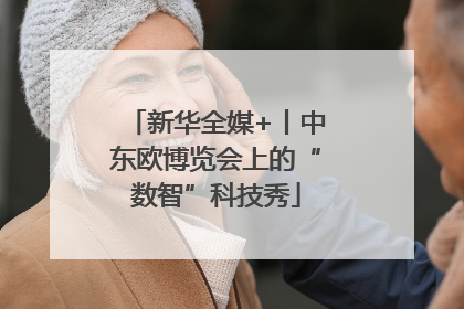 新华全媒+丨中东欧博览会上的“数智”科技秀