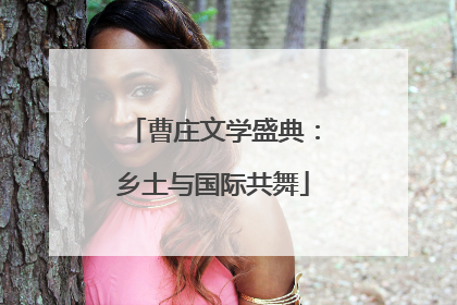 曹庄文学盛典：乡土与国际共舞