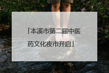 本溪市第二届中医药文化夜市开启