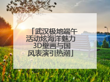 武汉极地端午活动炫海洋魅力 3D壁画与国风表演引热潮