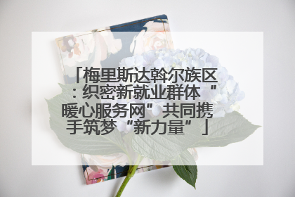 梅里斯达斡尔族区：织密新就业群体“暖心服务网”共同携手筑梦“新力量”