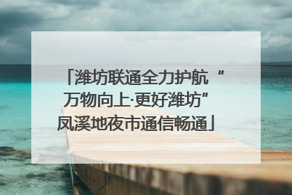 潍坊联通全力护航“万物向上·更好潍坊”凤溪地夜市通信畅通