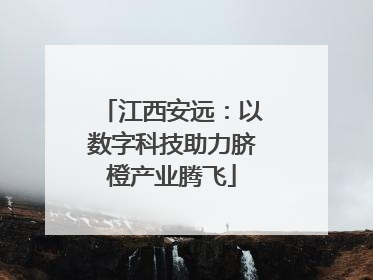 江西安远：以数字科技助力脐橙产业腾飞