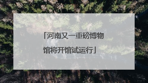 河南又一重磅博物馆将开馆试运行