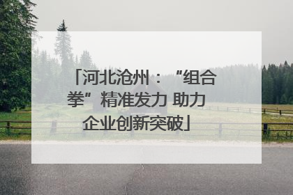 河北沧州：“组合拳”精准发力 助力企业创新突破