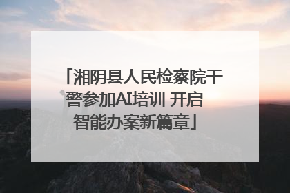 湘阴县人民检察院干警参加AI培训 开启智能办案新篇章