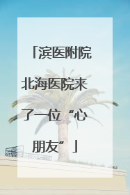 滨医附院北海医院来了一位“心朋友”