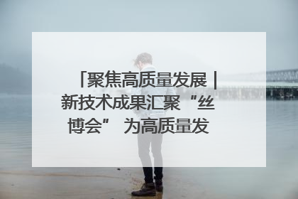 聚焦高质量发展｜新技术成果汇聚“丝博会” 为高质量发展注入新动能