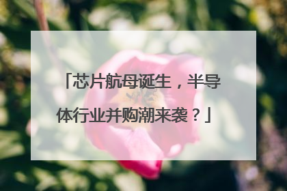 芯片航母诞生，半导体行业并购潮来袭？