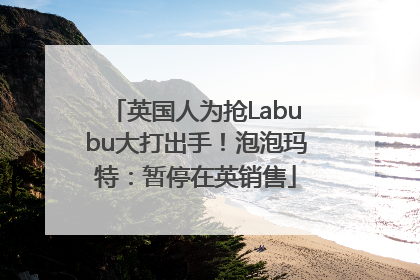 英国人为抢Labubu大打出手！泡泡玛特：暂停在英销售