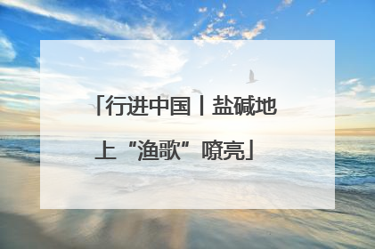行进中国丨盐碱地上“渔歌”嘹亮