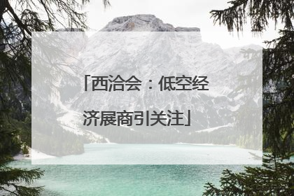 西洽会：低空经济展商引关注