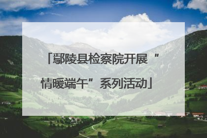 鄢陵县检察院开展“情暖端午”系列活动