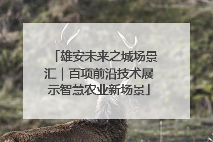 雄安未来之城场景汇｜百项前沿技术展示智慧农业新场景