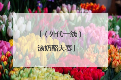 (外代一线)滚奶酪大赛